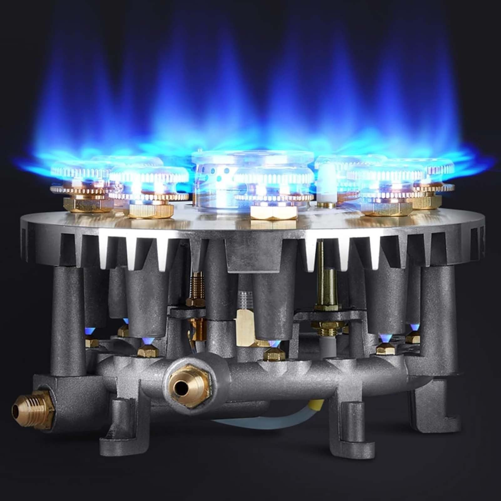 Amazon.co.jp: カセットガスコンロ - 卓上ガスコンロ、 7KW強化ガラス