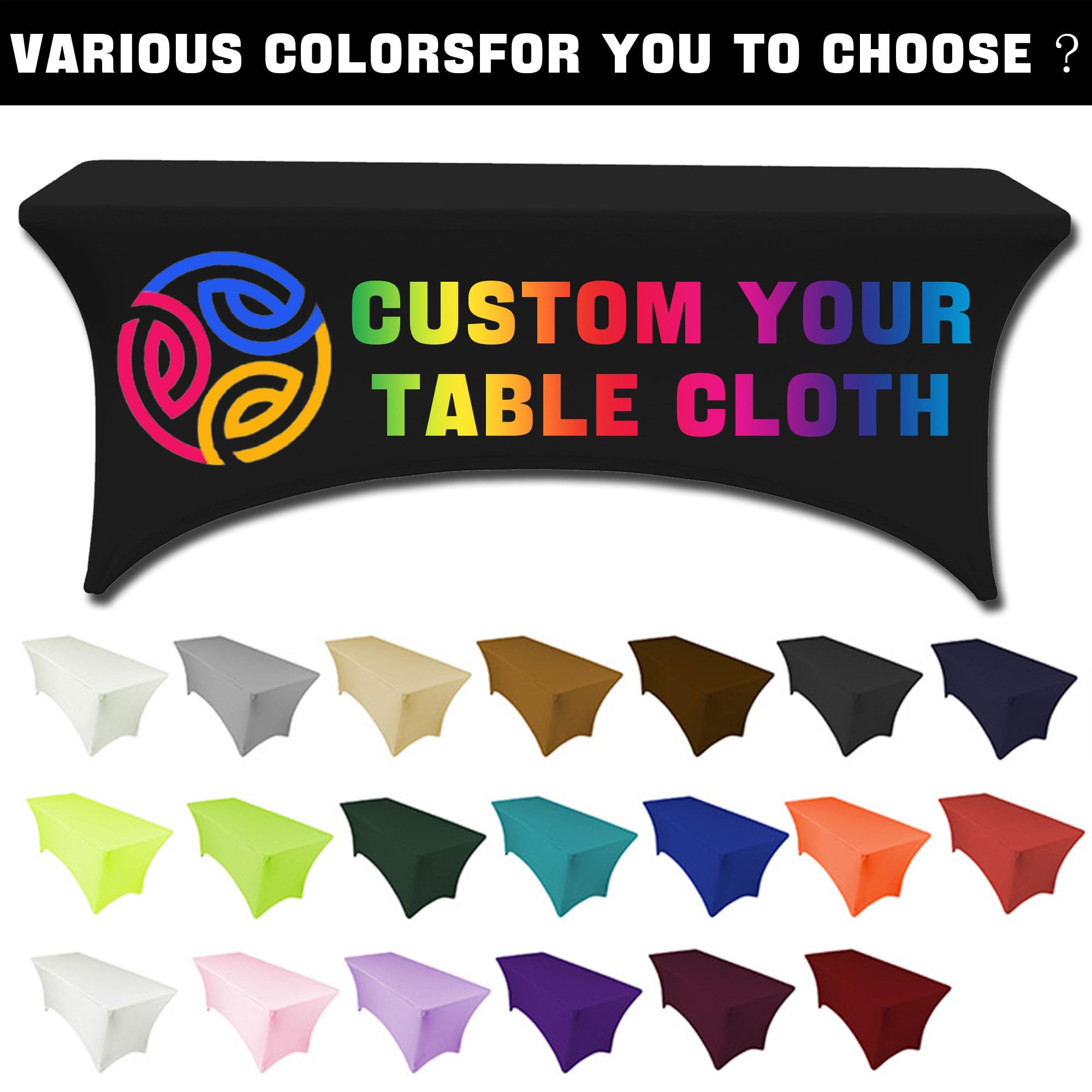 Business Logo Tablecloths Top 5 Custom Table Covers To Promote Your