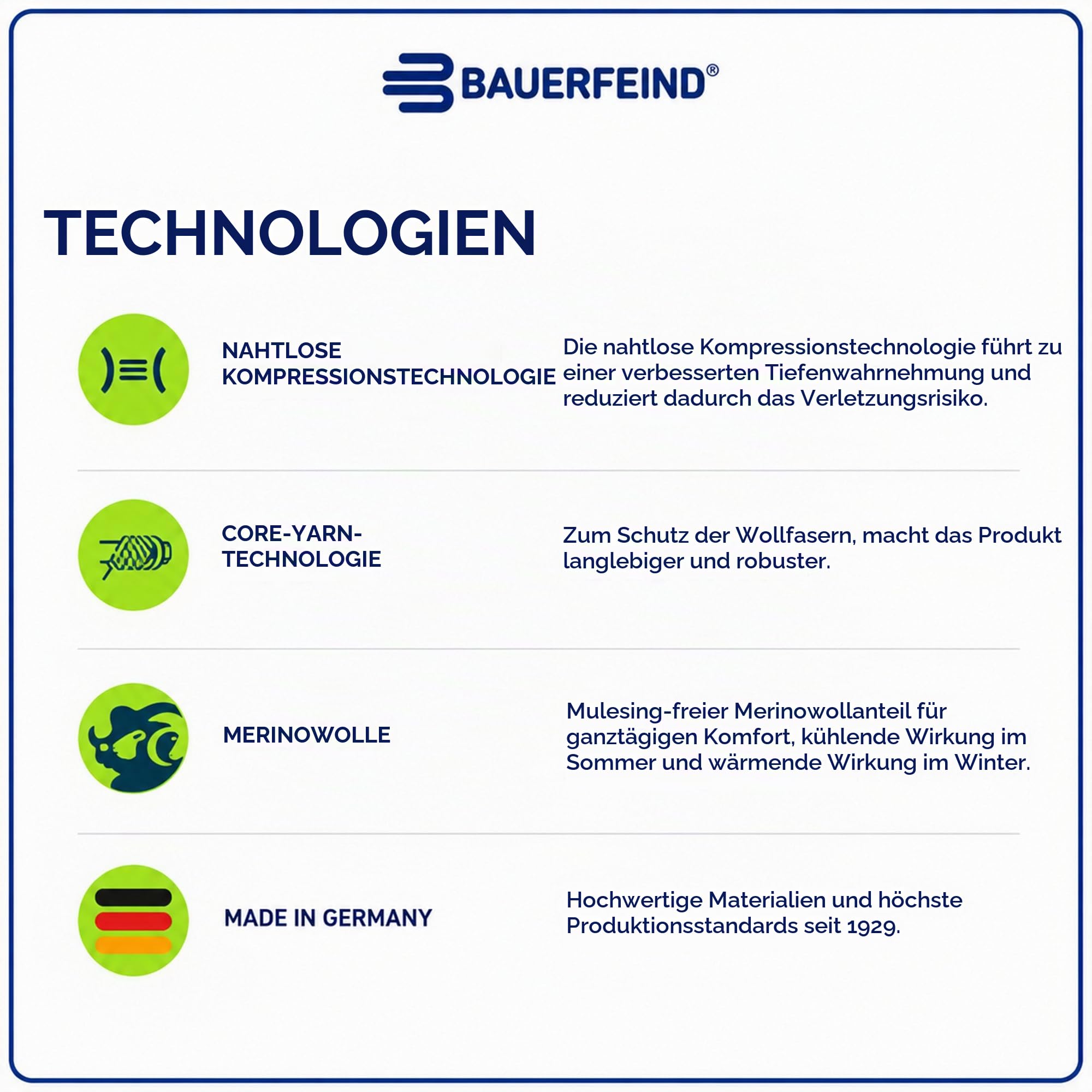 BAUERFEIND Sprunggelenk Sleeve „Outdoor Compression Ankle Support“, 1 Unisex Sprunggelenkbandage mit Merinowolle, Rechts & Links tragbar, Knöchelbandage zur Wanderausrüstung