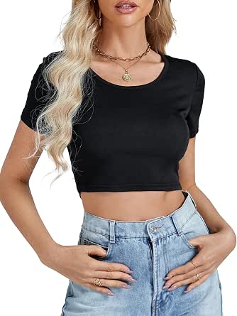 Women's s Black Logo Short Sleeved Bodysuit | Size: XL Women's s Black Logo Short Sleeved Bodysuit | Size: XL