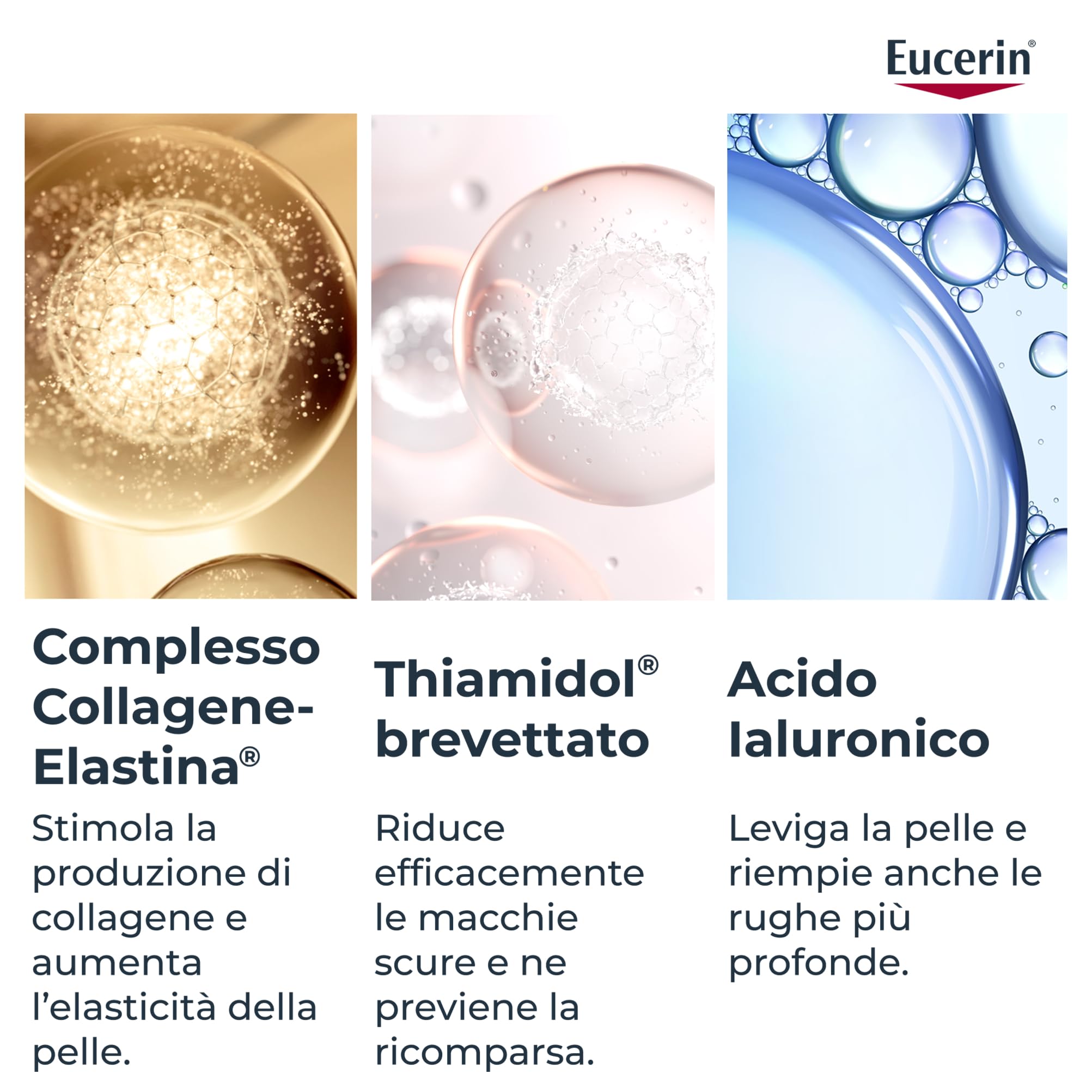Eucerin Hyaluron-Filler + Elasticity Crema Viso Notte 50 ml, Crema viso antimacchie e antirughe, Formula con Acido Ialuronico elasticizzante e Thiamidol per tutti i tipi di pelle
