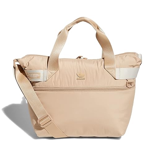 adidas Originals Puffer Shopper Tote Bag, Magic Beige, One Size