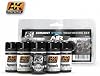 AK Interactive Exhaust Stains Weathering Set AIR Series #2037