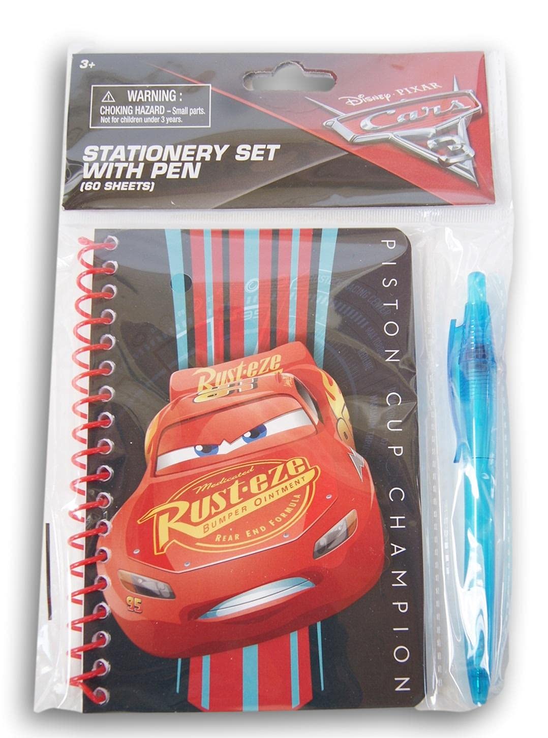 Amazon.com: Cars Spiral Notebook - Lightning McQueen Stationery Set with  Pen : Toys & Games