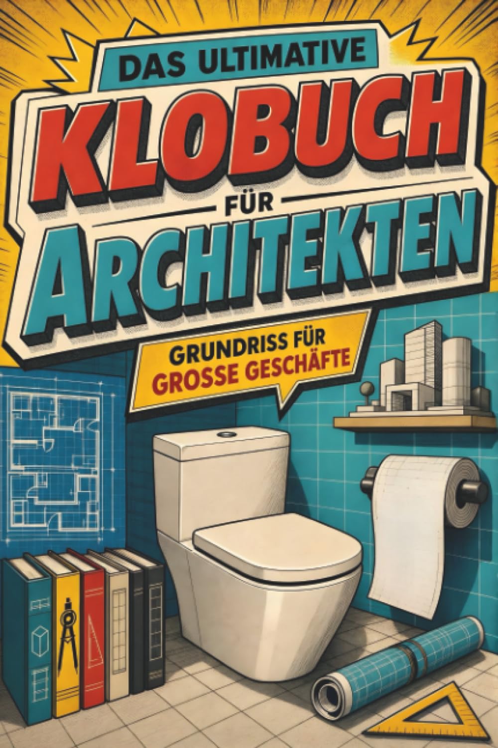 Das ultimative Klobuch für Architekten: Grundriss für große Geschäfte. Lustiges Geschenk für Fans von Architektur, Bauhaus und Grundriss