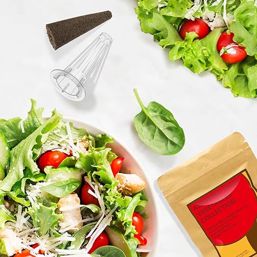Miniatura 21 de inbloom Kit de 12 cápsulas de semillas de verduras para ensalada AeroGarden, Ahopegarden, jardín hidropónico con espinacas, Buttercrunch, lechuga