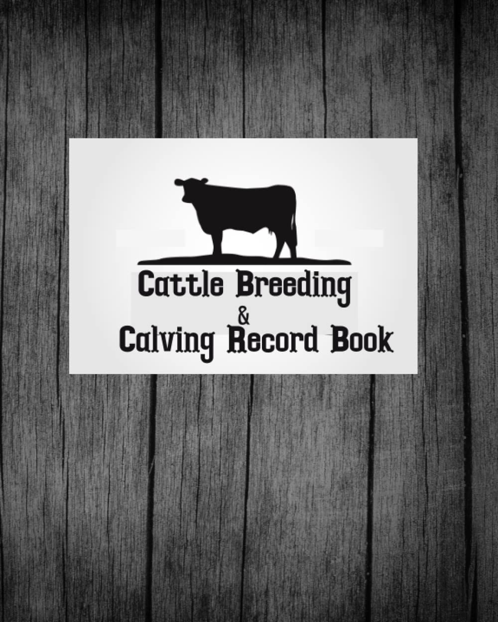 Cattle Breeding & Calving Record Book Cattle record keeping cow calf