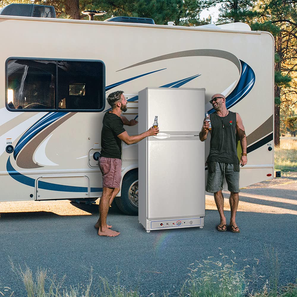 Buy Techomey Propane Refrigerator, Propane Refrigerator With Freezer