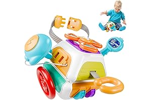 10-in-1 Busy Cube for Baby & Toddler Travel
