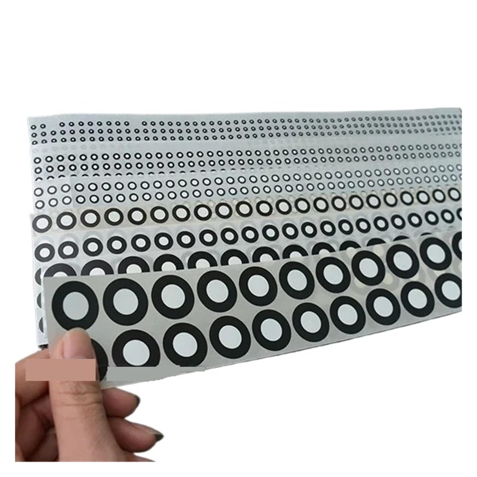 10000 sztuk Marker punktowy wielokrotnego użytku Nie odblaskowy do skanowania 3D Kropki śledzące wielokrotnego użytku(6x10mm 10000pcs)