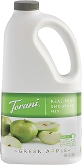 Torani Real Fruit Smoothie Mix, Green Apple, 64 Ounce