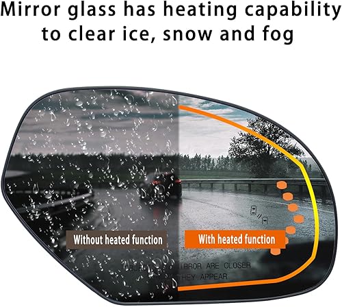 Miniatura 7 de Espejo lateral de pasajero de repuesto para Cadillac Escalade Chevy Suburban Tahoe GMC Yukon 2009-2014  para Cadillac Escalade espejo lateral de