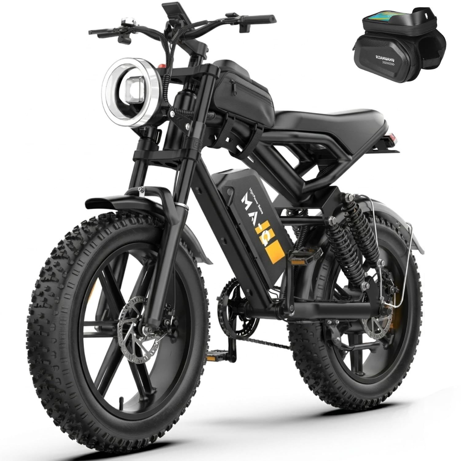GLOBALKEEP MA-G 1500W Peak Integrated Wheels Fat Tire Electric Bike