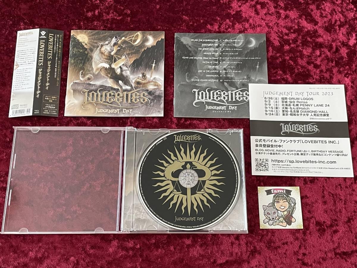 Amazon.co.jp: LOVEBITES First Press Seal (FAMI)/Bonus Clear