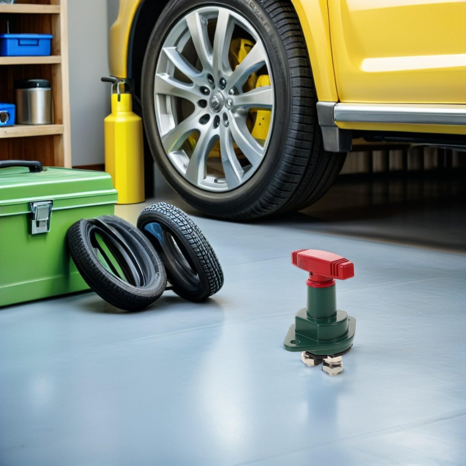 ORFOFE Interruttore di Spegnimento 12-24v per Batteria Auto, Dispositivo di Interruzione Alimentazione da 300a per Camper, Barche e Yacht, Interruttore di Protezione Motore per Uso