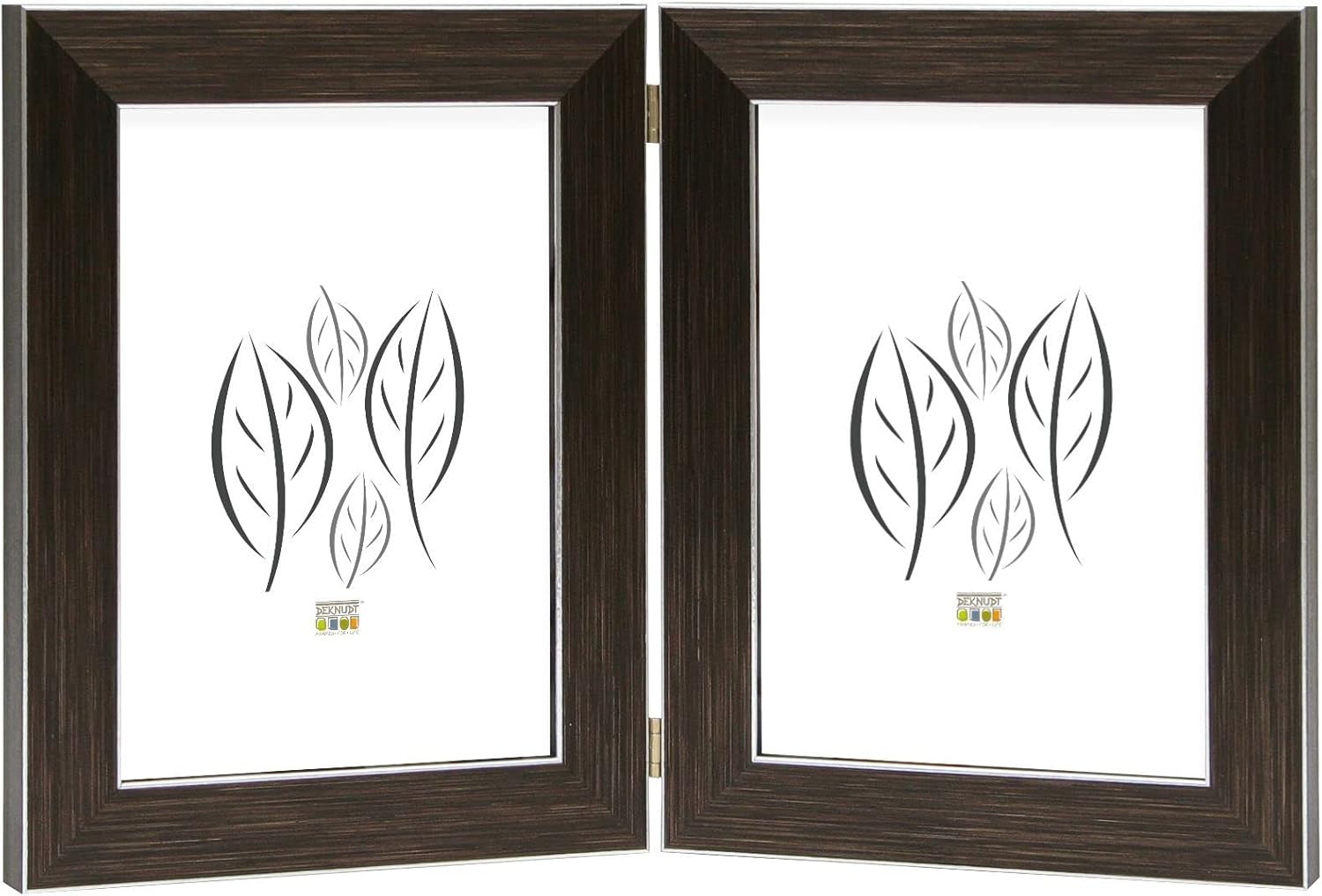 S41VK3-H2V-15.0X20.0 Vertical Triptych Resin Photo Frame 23.4 x 18.4 x 1.7 cm Brown