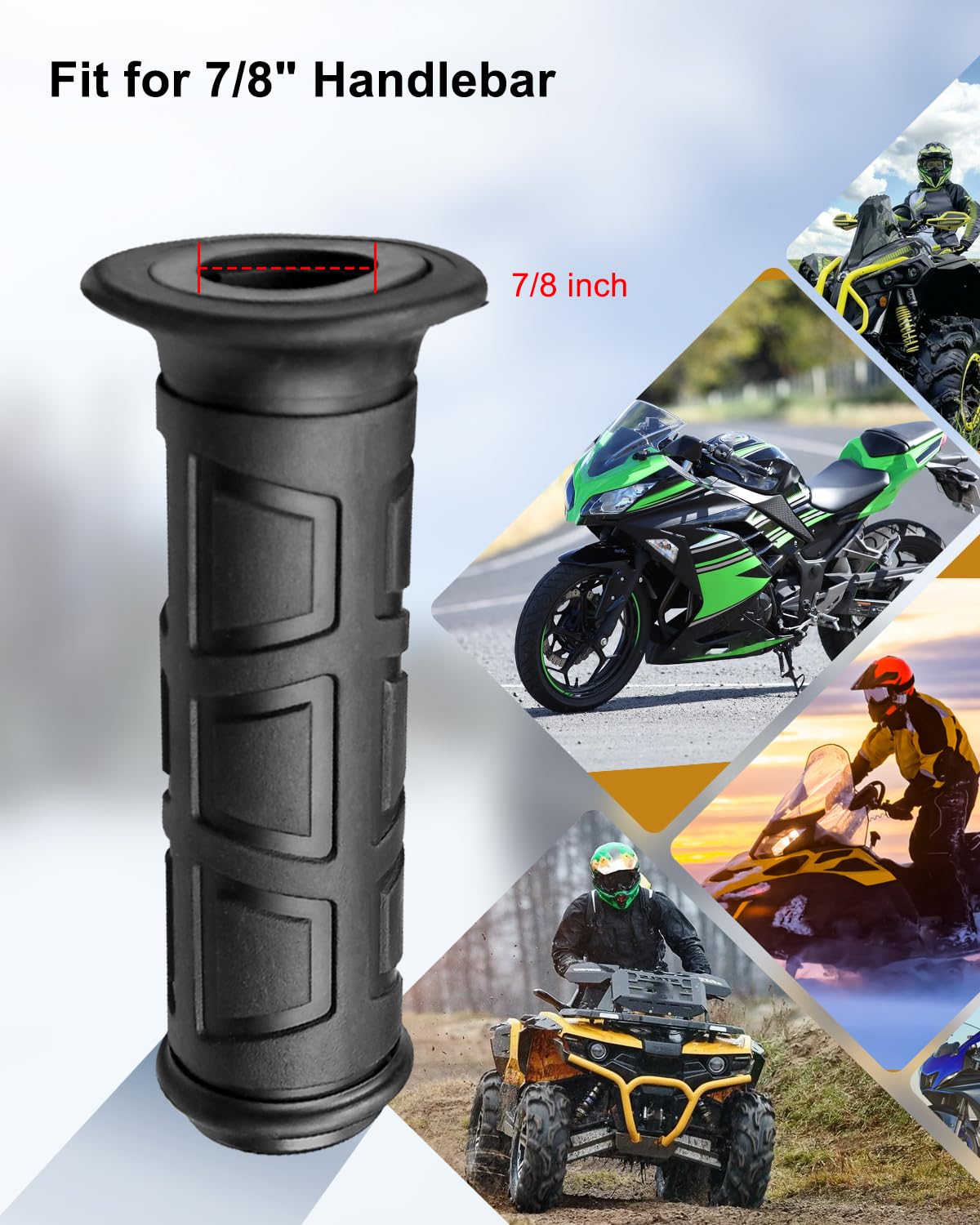 Poignées chauffantes 12 V pour VTT, Chauffage de Guidon avec Chauffe-Pouce