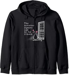 Inverse Square Law Photography Design Zip Hoodie