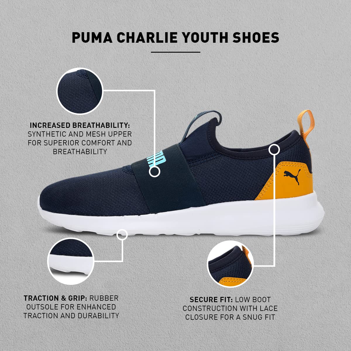 Puma Unisex-Kids' Charlie Sneaker 5 71lR7AIyBBL. SL1200