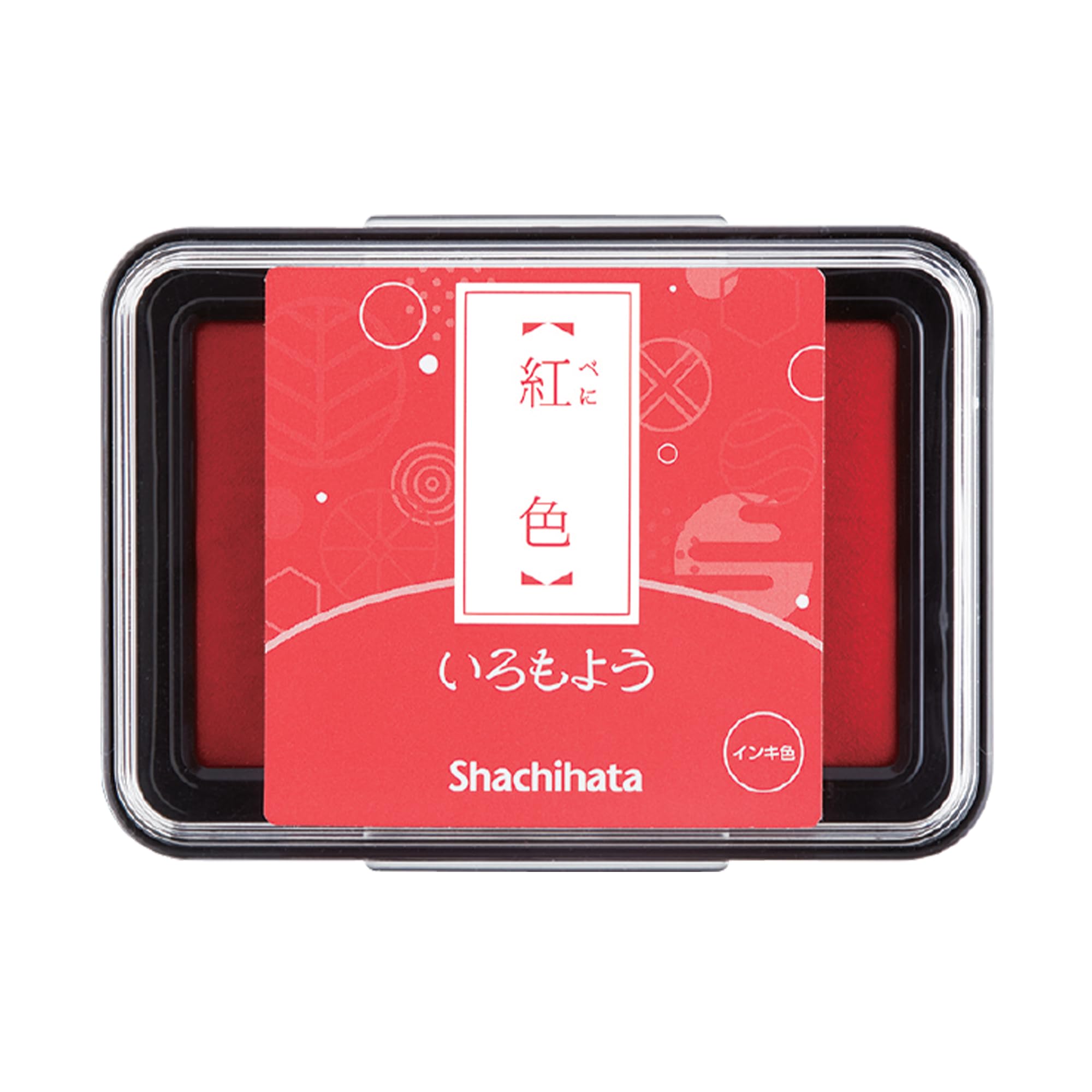 IROMOYO Stamp PAD, for Journaling and Scrapbooking| Traditional Japanese Ink Colour, Oil-Based Ink pad - RED, Speedy Drying Time