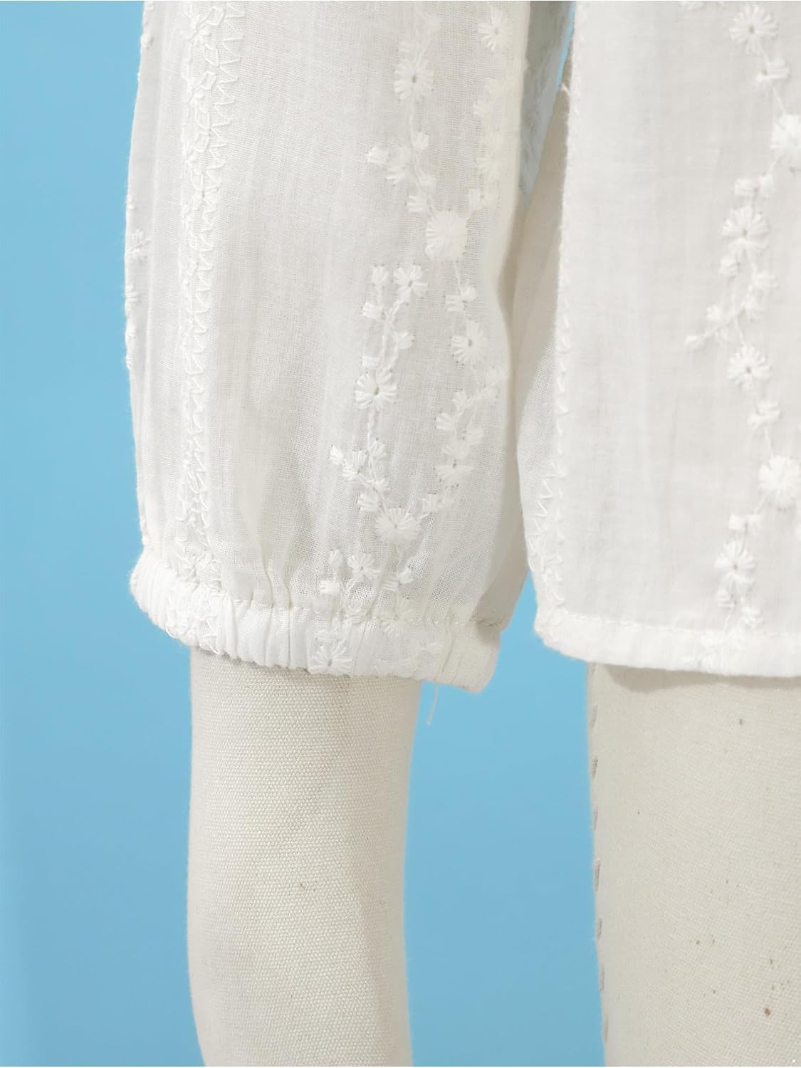 YiZYiF Girls Blouse Shirts Spring Summer Long Sleeve Button-Down Top Lace Ruffle Collar