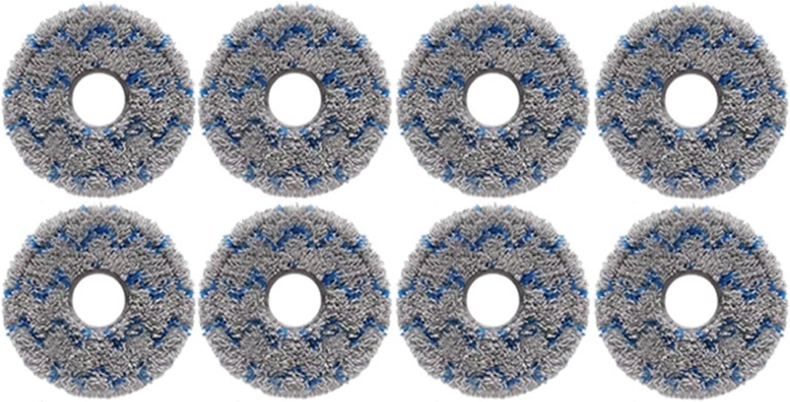 For Ecovacs, Deebot T20 OMNI,Accessories Main Side Brush Mop Cloth HEPA Filter Dust Bag Replacement Spare Parts Robot Vacuum Replacement Kit(8pcs)
