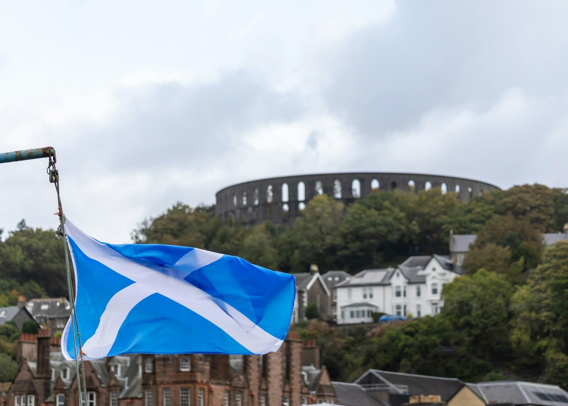 Scotland Flag Large National Country Scottish Football Rugby Sports Teams (90cm x 150cm), Blue, White, 90 x 150 cm - Image 4