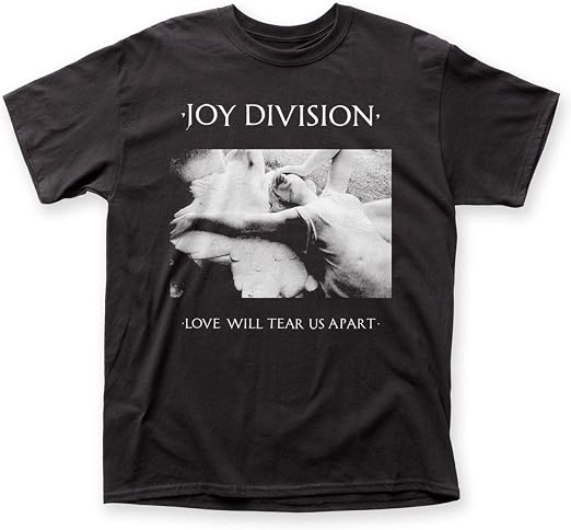 Joy Division Official Love Will Tear Us Apart - Mens Black T Shirt (Small)  : Amazon.co.uk: Fashion