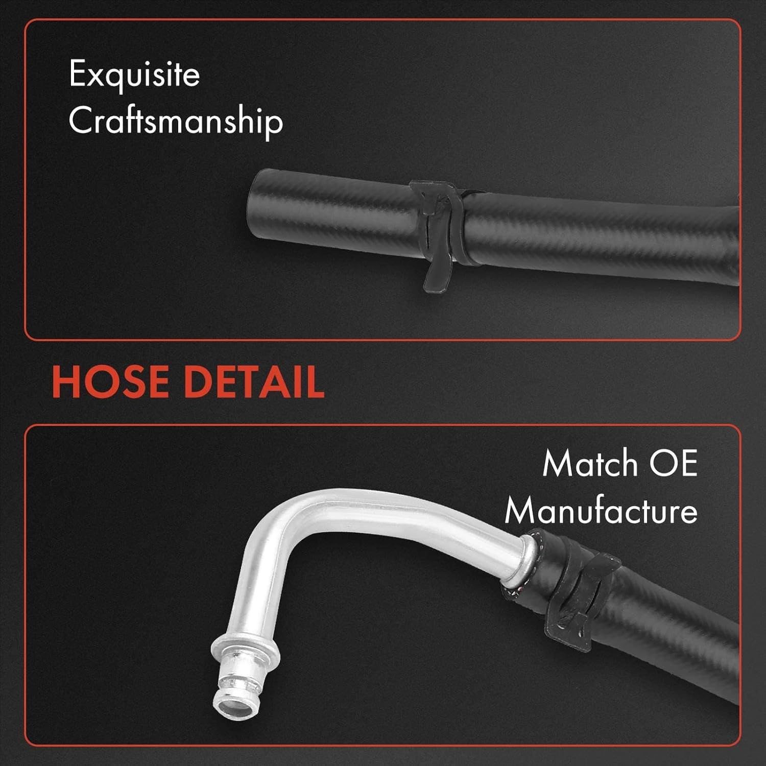 A-Premium Power Steering Hose Pressure & Return Hose Line Assembly Compatible with Ford Ranger Mazda B3000 2001-2006 2.5L 3.0L 2-PC Set