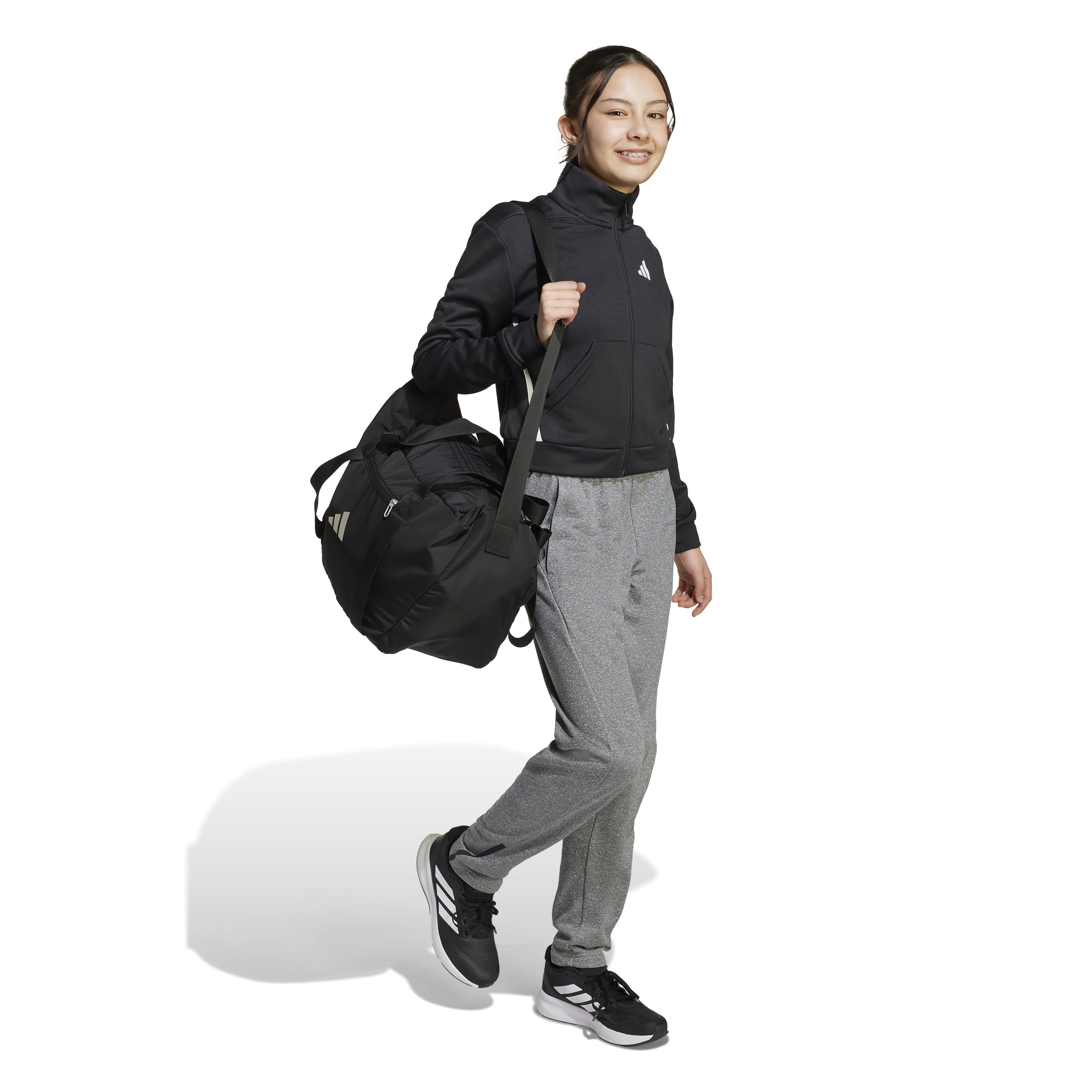 adidas Mädchen Train Essentials Game & GO Full Zip Crew