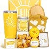 Canasta de regalos para mujer, 10 piezas regalos de cumpleaños únicos para mujer, regalo de cumpleaños o Navidad para mejor amiga, canasta de regalos para animar a hermana o amistad - ALEGRA SU DÍA Acero inoxidable 1