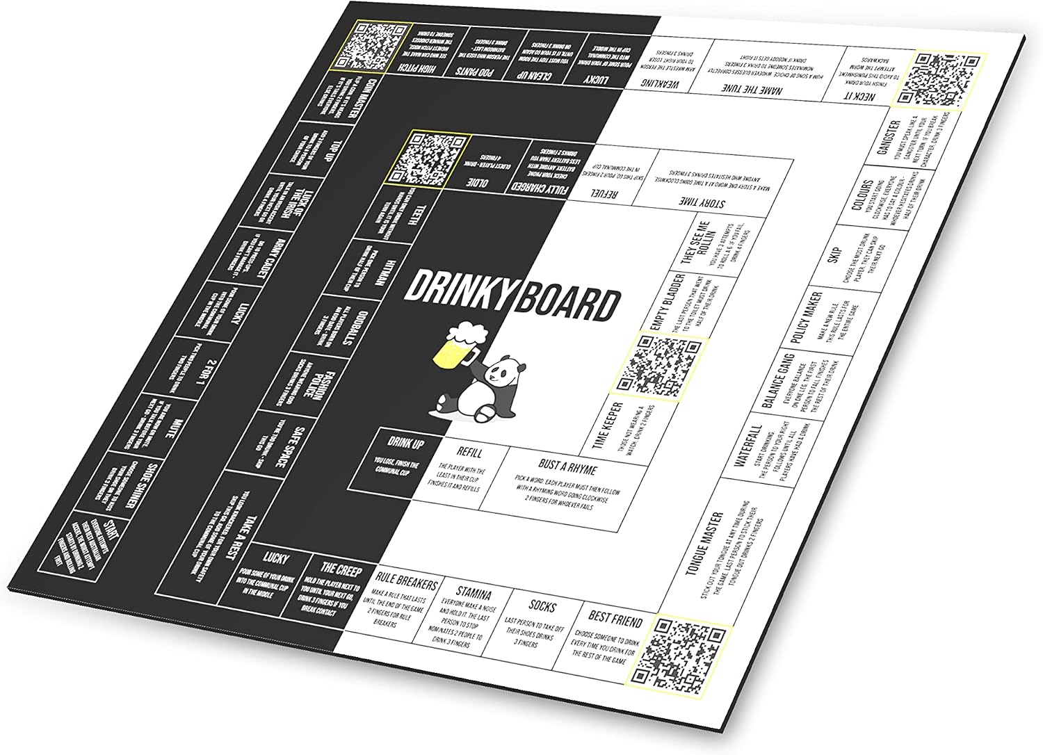 Drinky Board - Board Games For Adults, Black - Image 3