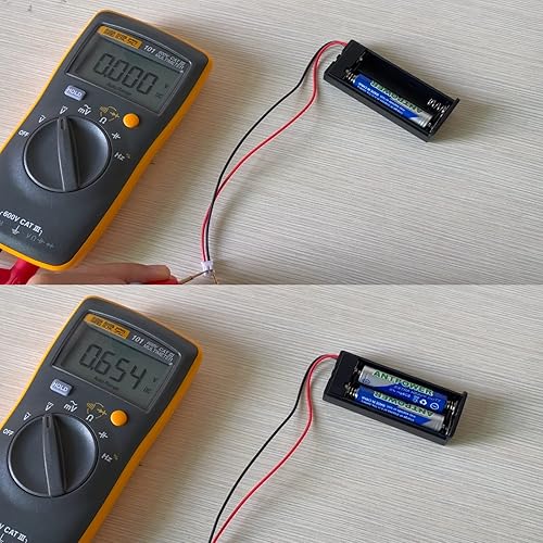 Miniatura 5 de Soporte de batería - 5 piezas 3V AAA caja de almacenamiento de la caja de la batería con interruptor de encendidoapagado y cables PH2.0 JST conector