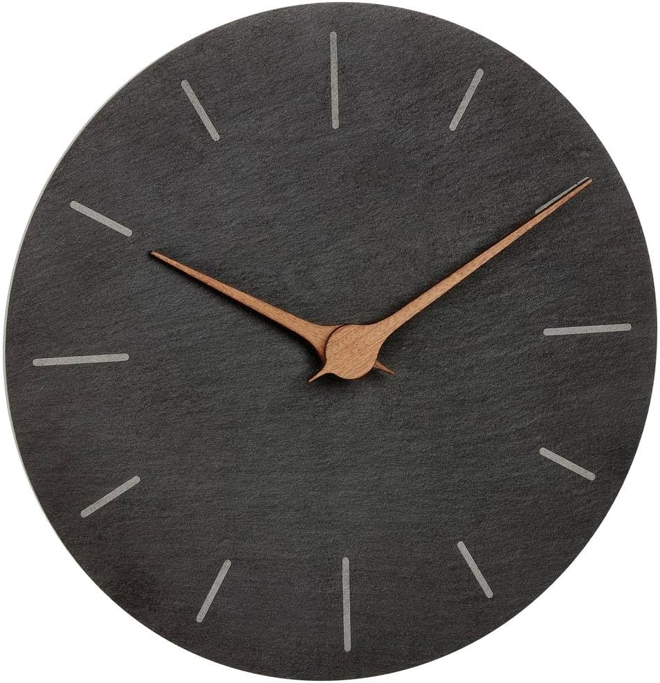 Orologio Da Parete Silenzioso Cander Berlin 25 Cm – Lancette In Legno, Design Moderno Bianco