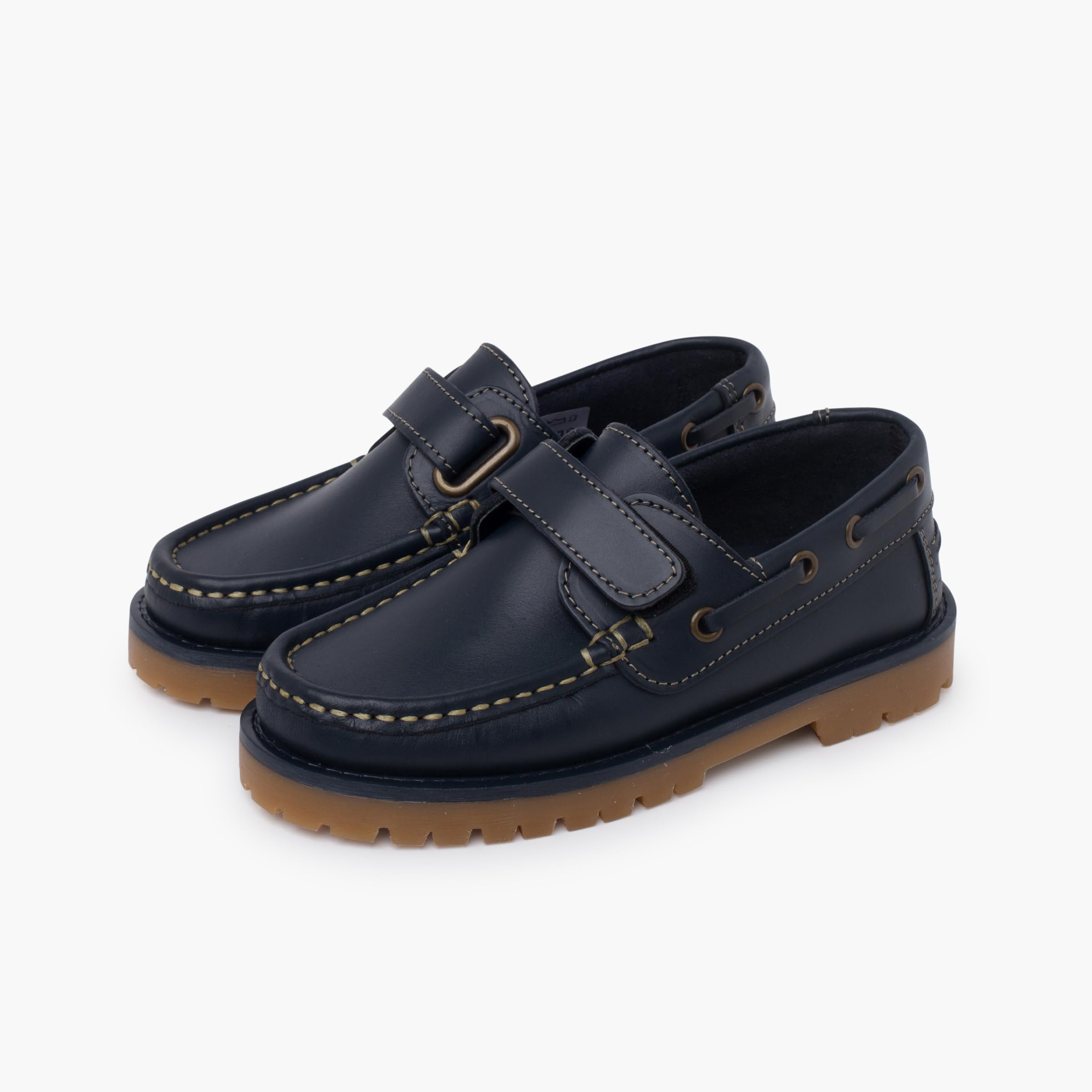 Pisamonas Scarpe da Barca Bambino Chiusura A Strappo