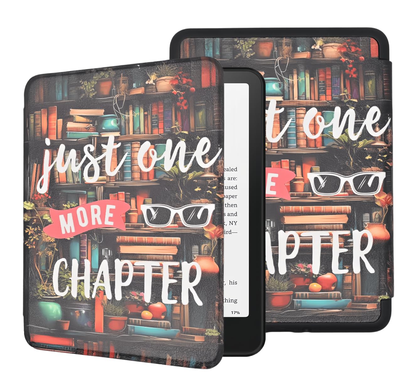 Schutzhülle für Kindle (15,2 cm (6 Zoll), 11. Generation, 2022 Release, schlanke PU-Schutzhülle mit automatischer Wake/Sleep-Funktion, nur ein weiteres Kapitel