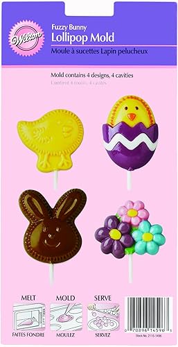 Miniatura 1 de Wilton Molde de caramelo con diseño de conejo difuso