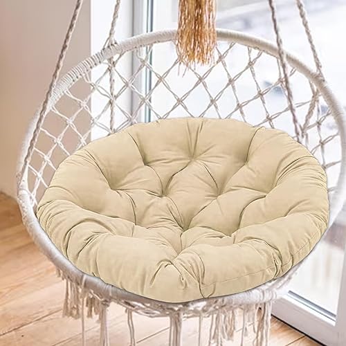 Miniatura 6 de Leefasy Papasan - Cojín para silla de 20 pulgadas, cojín para silla de jardín multifuncional (solo cojín), tapete multifuncional para sillas