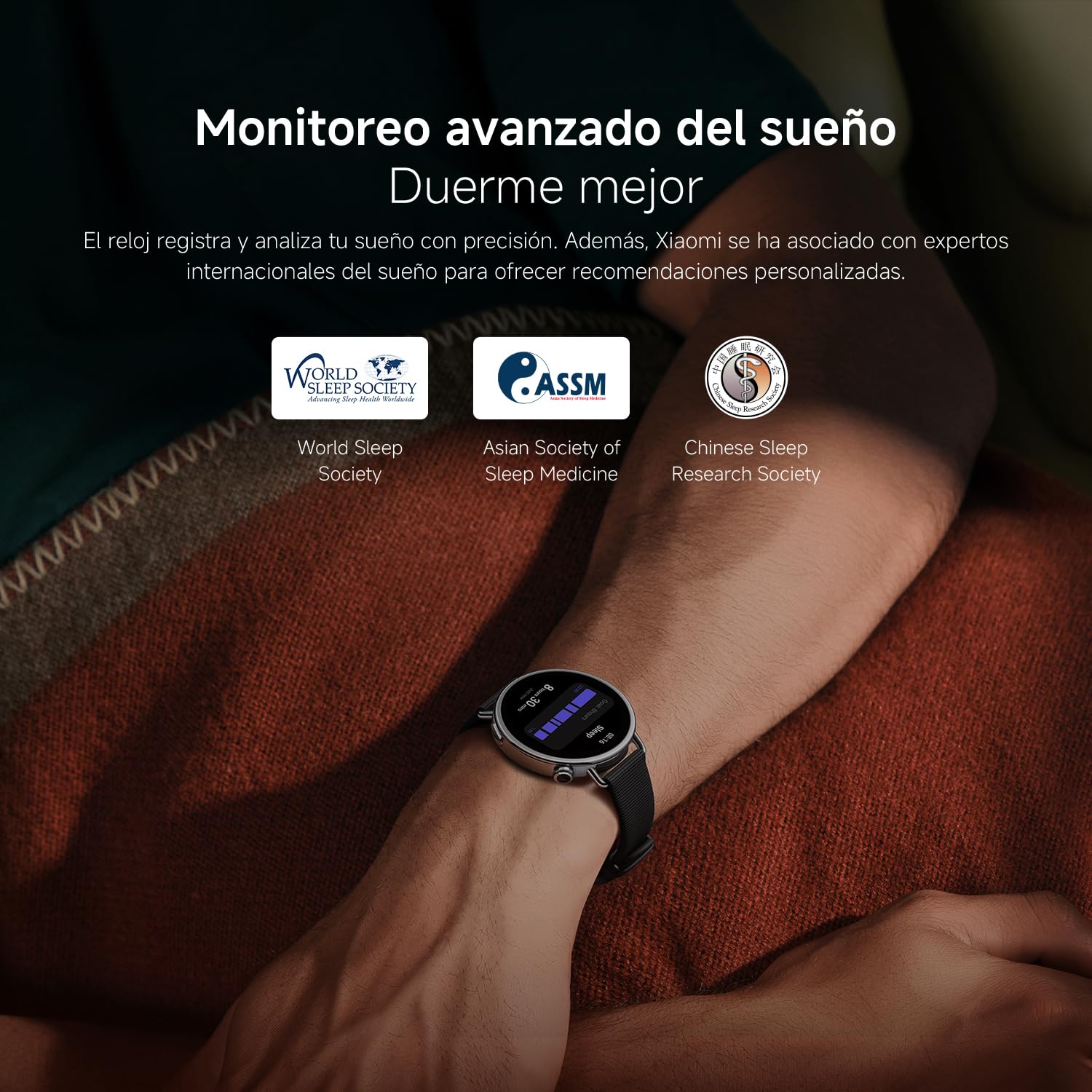 Xiaomi Watch S4 41mm, Smartwatch, Diámetro de 41 mm, Cuerpo Ultraligero de 32g, Pronóstico Menstrual, 150+ Modos Deportivos, Funciones de Seguridad, Xiaomi HyperOS 3, Correa de Goma fluorada (Negro)