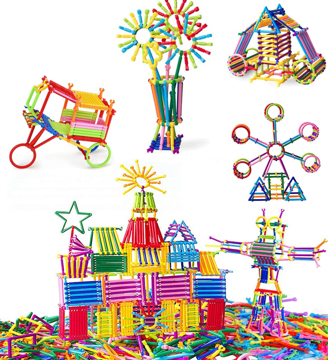 DEVICE OF URBAN INFOTECH 290 pcs Puzzle Sticks Building Blocks for Playing and Learning (B08CD92BB7) Amazon Price History, Amazon Price Tracker