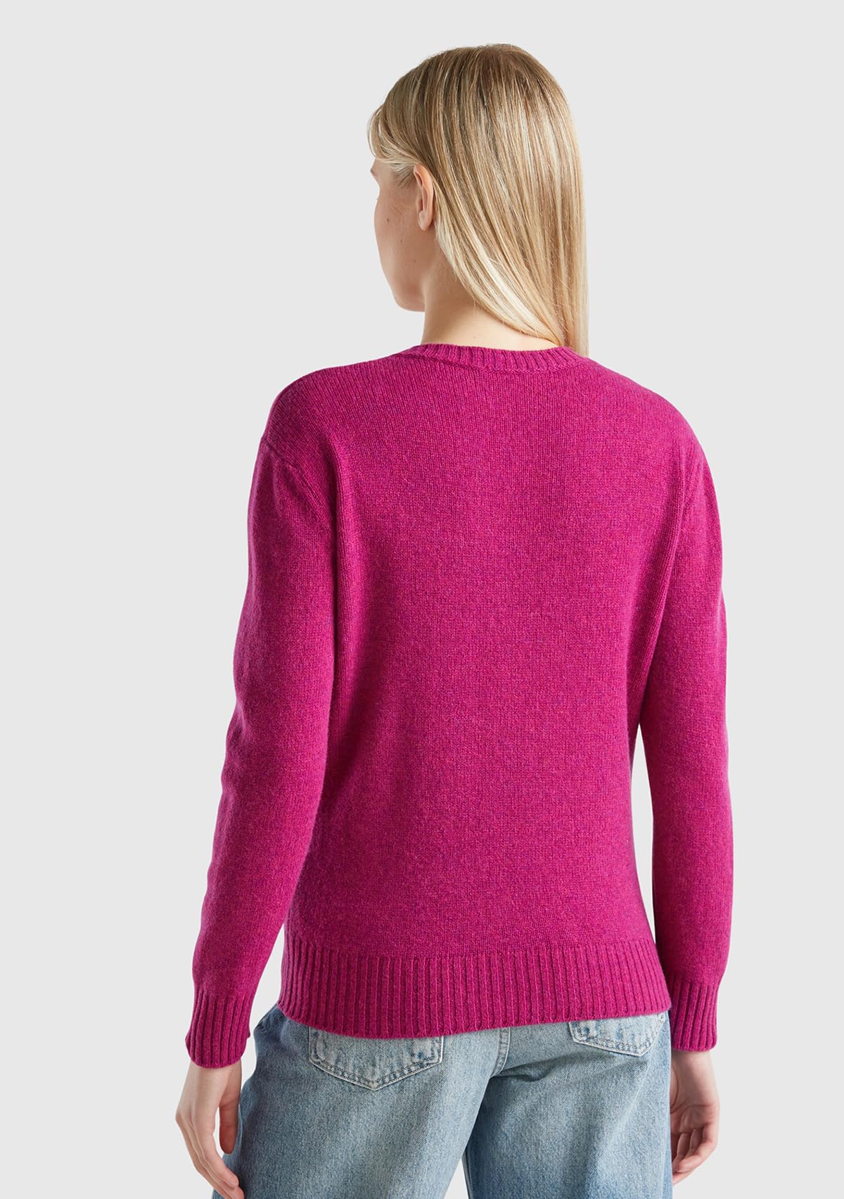 United Colors of Benetton Maglia G/C M/L 103me1n23 Suéter Mujer (Pack de 1)