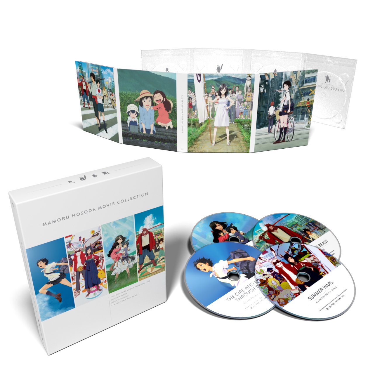 Mamoru Hosoda Movie Collection: The Girl Who Leapt Through Time / Summer Wars / Wolf Children / The Boy and the Beast [Blu-ray]