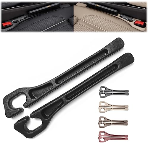 Protector de asiento sin caída, relleno de espacio para asiento de automóvil, rellenos de espacio entre el asiento y la consola evitan que las cosas