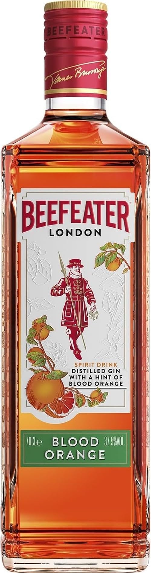 Blood Orange Flavoured Gin, 70cl | The bold, blood orange flavoured gin from Beefeater London. Ideal gin to enjoy in cocktails