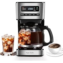 Taylor Swoden Coffee Machine 1.8 L with 24H Timer and Iced Coffee Mode