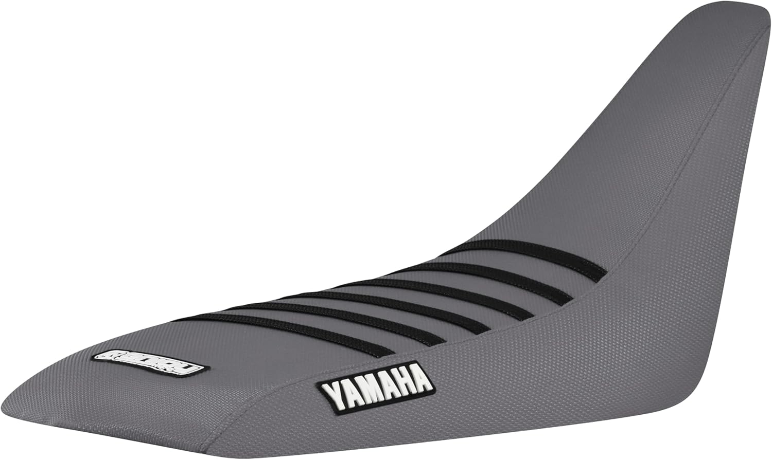 Enjoy Mfg Seat Cover - Compatible with Yamaha 2001-2005 Raptor 660 Raptor 660R - #199 (All Black/RED Ribs)