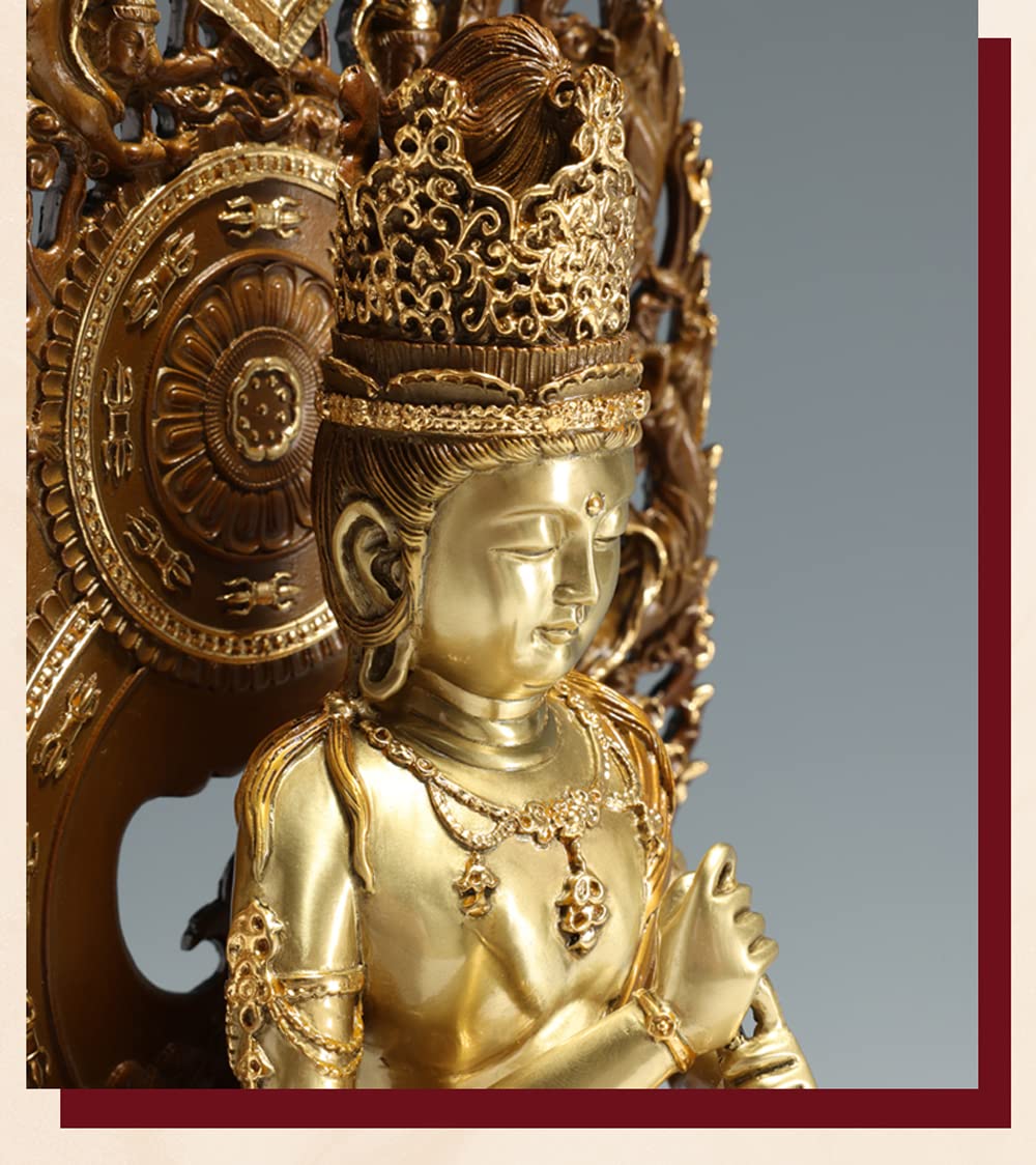 銅製 大日如来仏像 置物 仏堂 装飾品 工芸品 美術品 置物 極上彫り 仏像 銅製 大日如来 銅像 坐像 – 念珊閣仏像