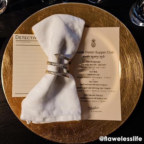 Miniatura 8 de Talking Tables Kit de juego reutilizable para cena de misterio y asesinato, temática de teatro de los años 20, anfitriona tu propia noche de juegos