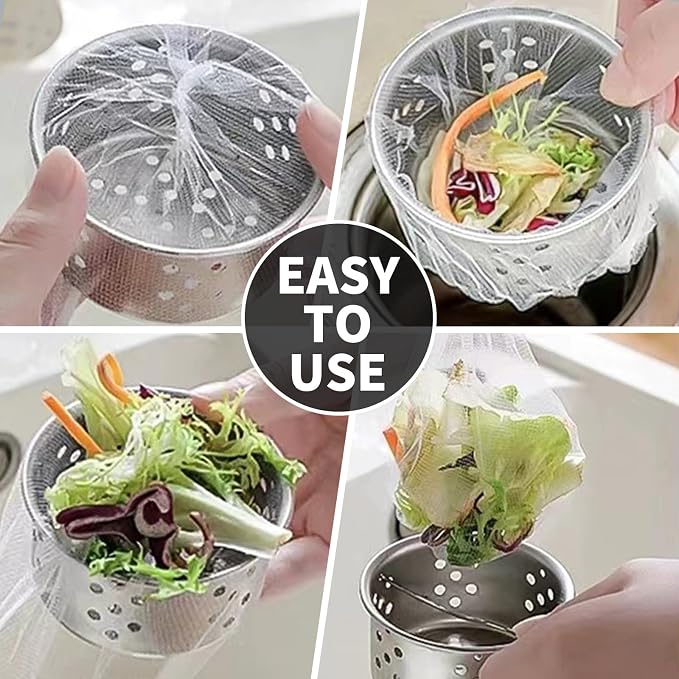 Bolsas de malla desechables para colador de cocina 200 pcs miniatura 5
