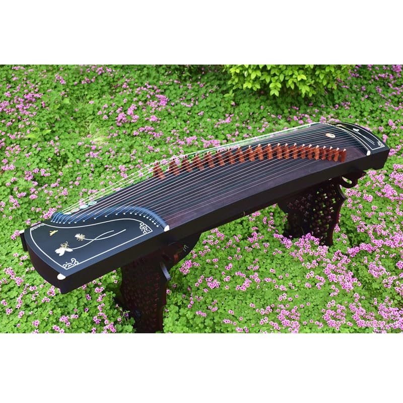 JITEM Guzheng, Traditional Chinese 21-String Instrument, Handmade Solid Wood Performance-Grade Guzheng, Suitable for Beginners and Professionals(Color:2)